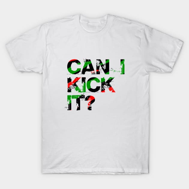 Can I Kick It? T-Shirt by NotoriousMedia